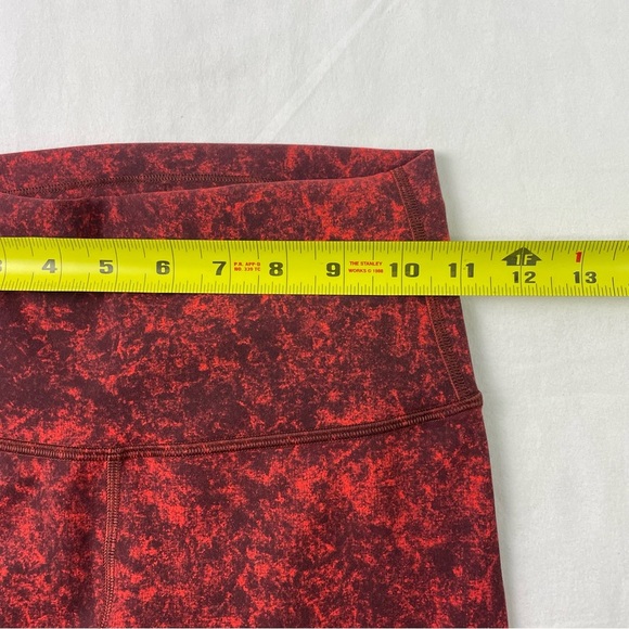 Lululemon Athletica Women's Wunder Train High Rise Crop 23” in Autumn Red size 4 - Picture 3 of 8